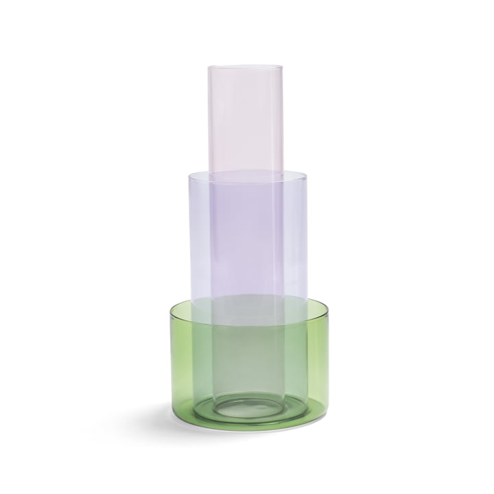 & klevering - Amphi Vase large, green (set of 3)