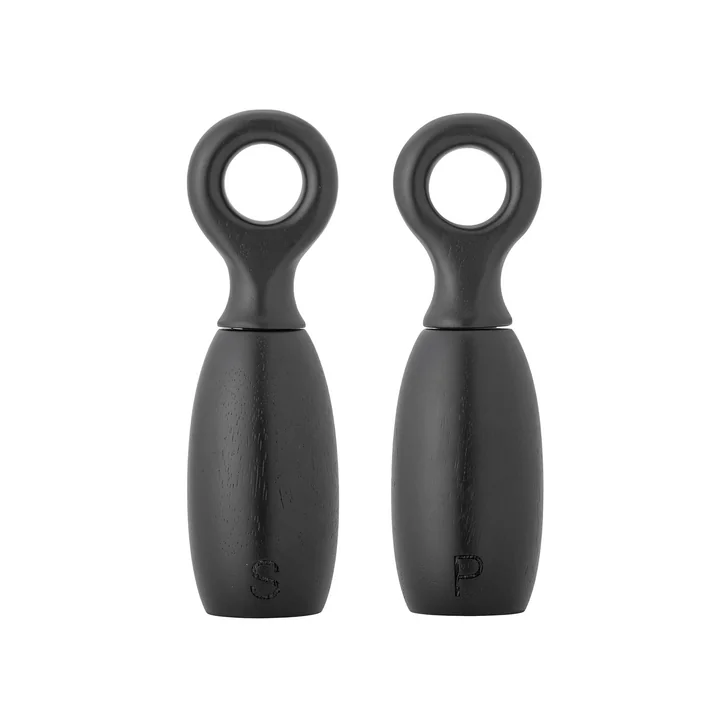 Bloomingville - Martim Salt and pepper mill, black (set of 2)