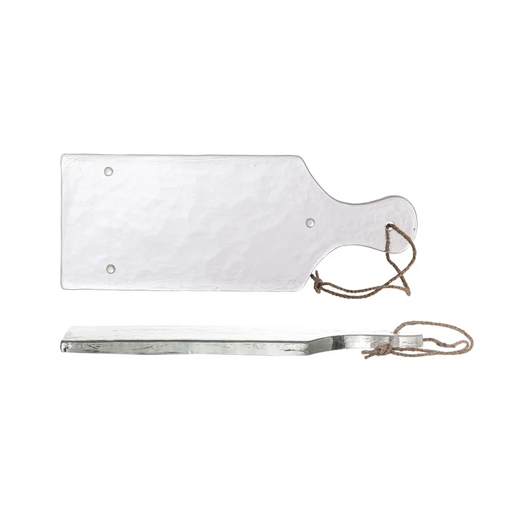 Bloomingville - Johni serving board, 14.5 x 38.5 cm, clear