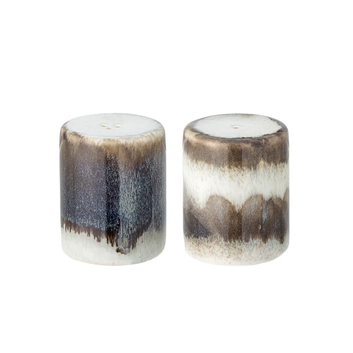Bloomingville - Paula salt and pepper shaker, Ø 5 x 6 cm, multicolored (set of 2)