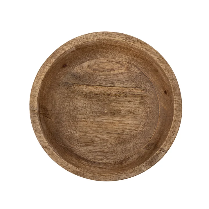 Bloomingville - Nanuka pedestal bowl, Ø 20.5 x 14.5 cm, Mano natural