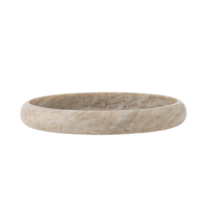 Bloomingville - Ivette tray, Ø 38 x 5 cm, natural marble