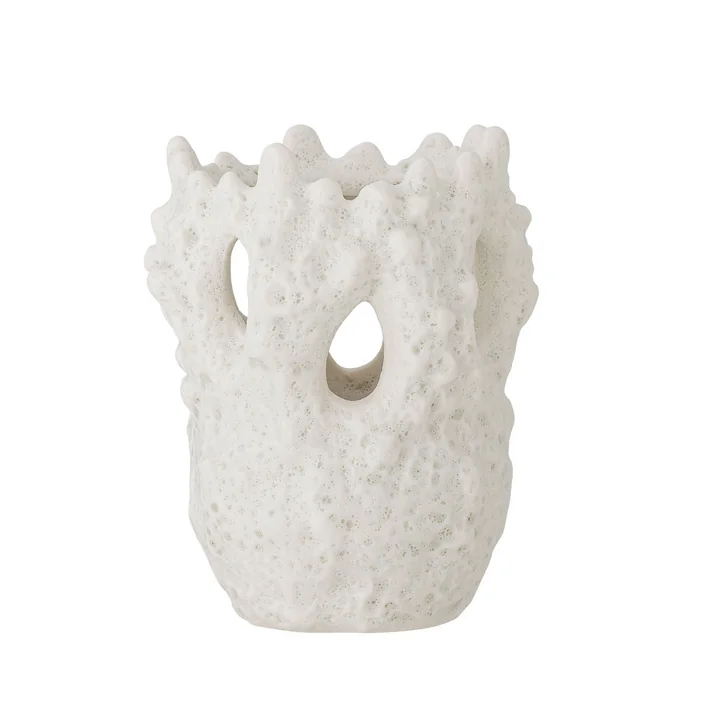 Bloomingville - Fianna vase, h 12.5 cm, white