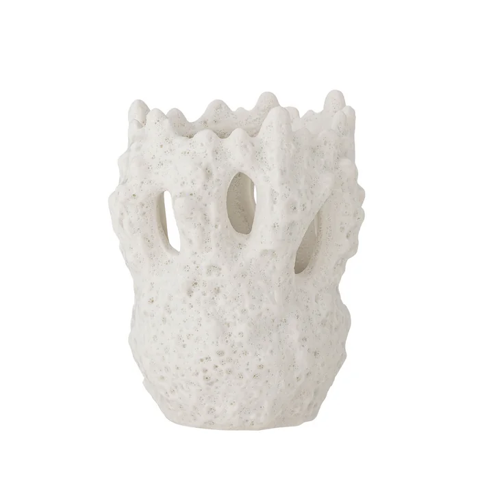 Bloomingville - Fianna vase, h 12.5 cm, white