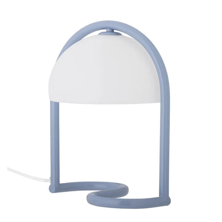 Bloomingville - Favour table lamp, Ø 24.5 x 29.5 cm, blue