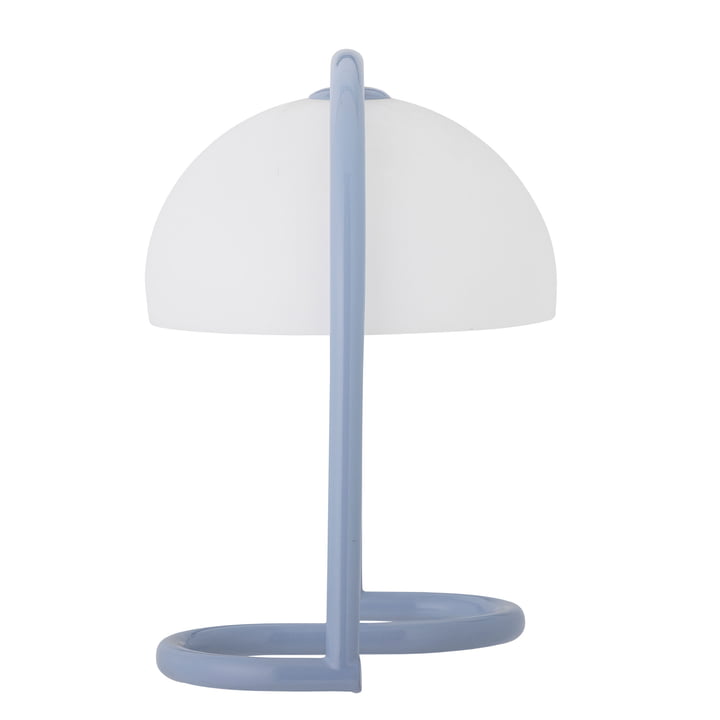 Bloomingville - Favour table lamp, Ø 24.5 x 29.5 cm, blue