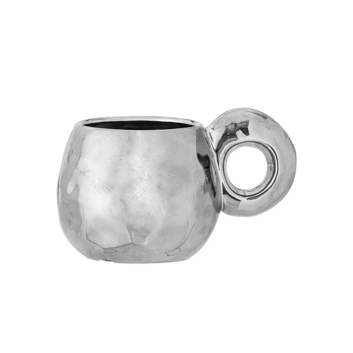 Bloomingville - Shine mug 300 ml, silver