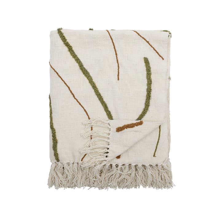 Bloomingville - Osasio blanket, 130 x 150 cm, green