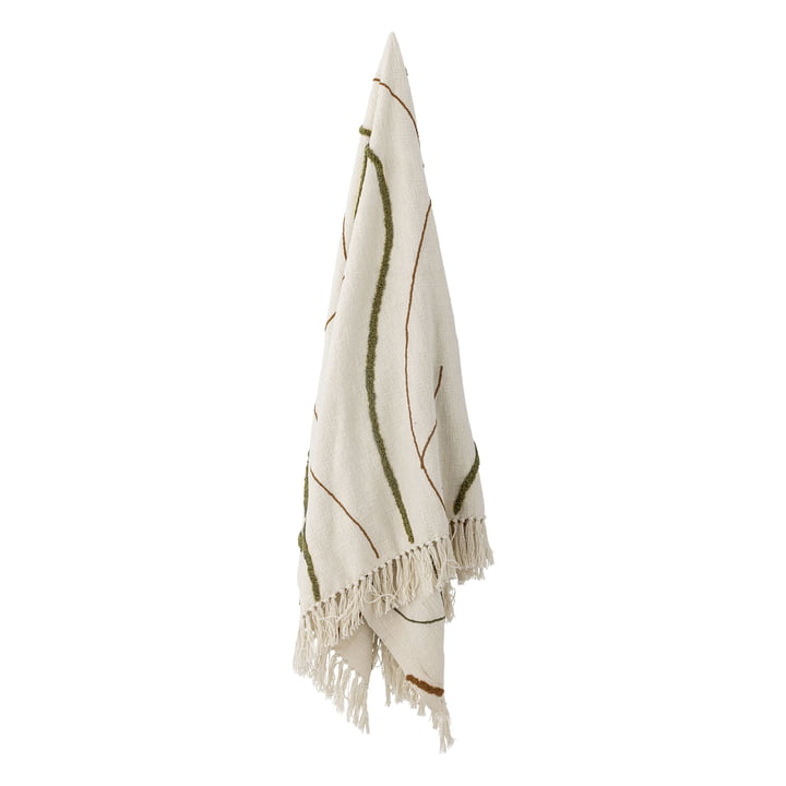 Bloomingville - Osasio blanket, 130 x 150 cm, green
