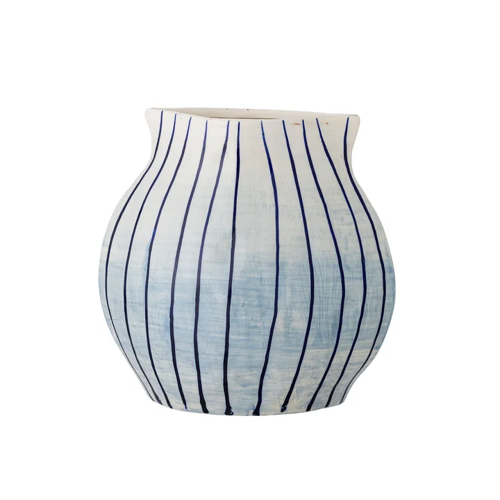 Bloomingville - Esra vase, h 22 cm, blue