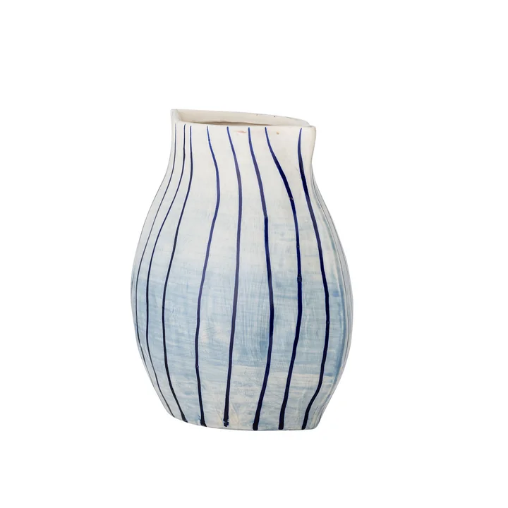 Bloomingville - Esra vase, h 22 cm, blue
