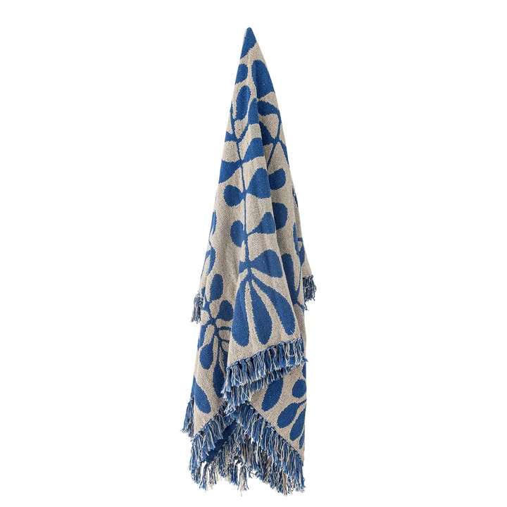 Bloomingville - Nevine blanket, 130 x 160 cm, blue