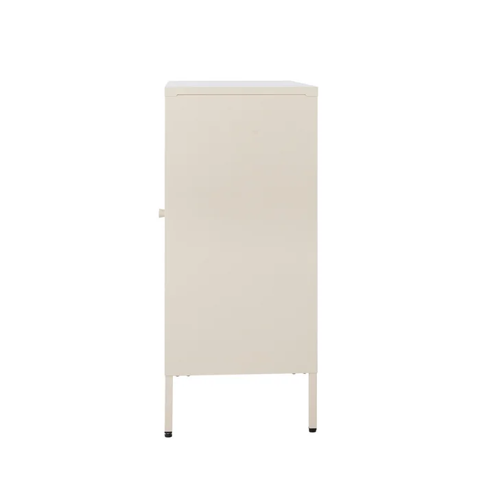 Bloomingville - Salvo cabinet with glass doors, 80 x 90 x 40 cm, natural