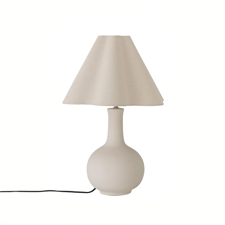Heide table lamp, white by Bloomingville