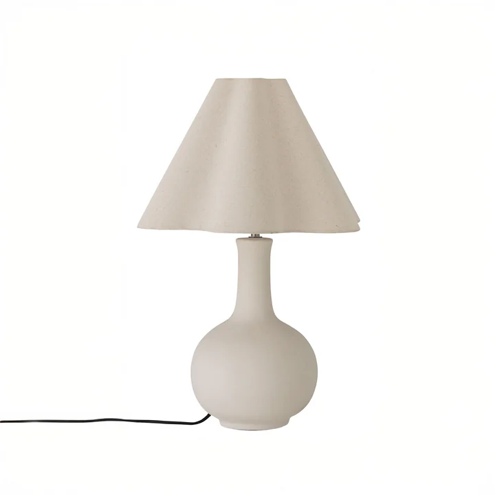 Heide table lamp, white by Bloomingville