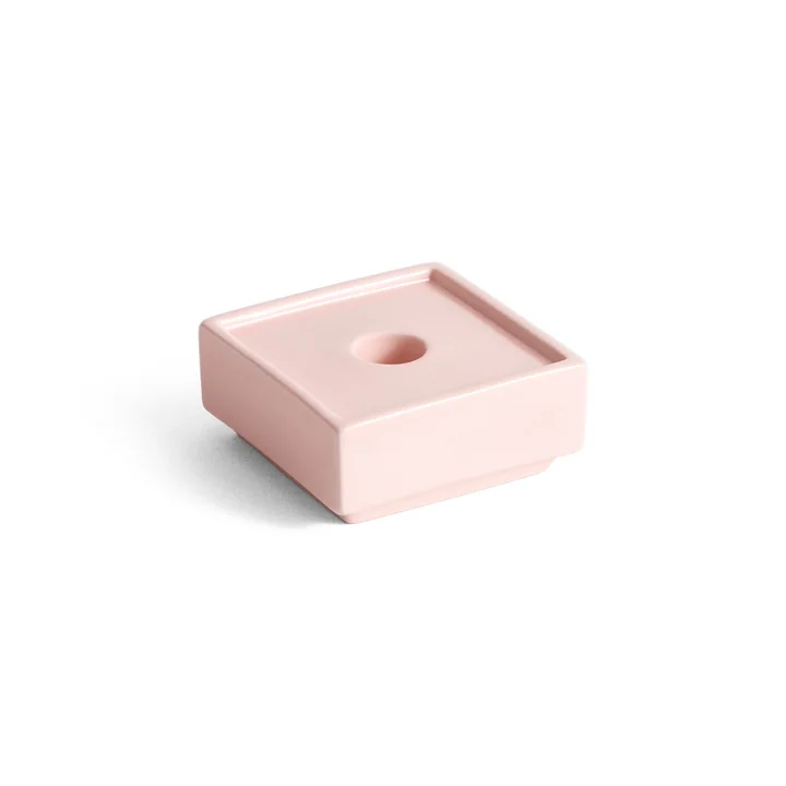 HAY - Mattone candle holder S, light pink