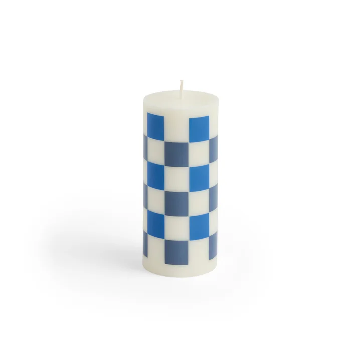 HAY - Column Candle S, off-white / blue