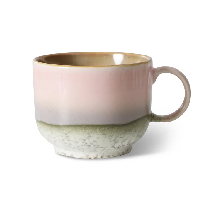HKliving - 70's teacup, 425 ml, muse