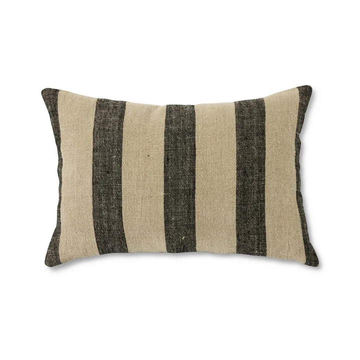 Hkliving - Bayside Linen cushion, 60 x 40 cm, brown / beige