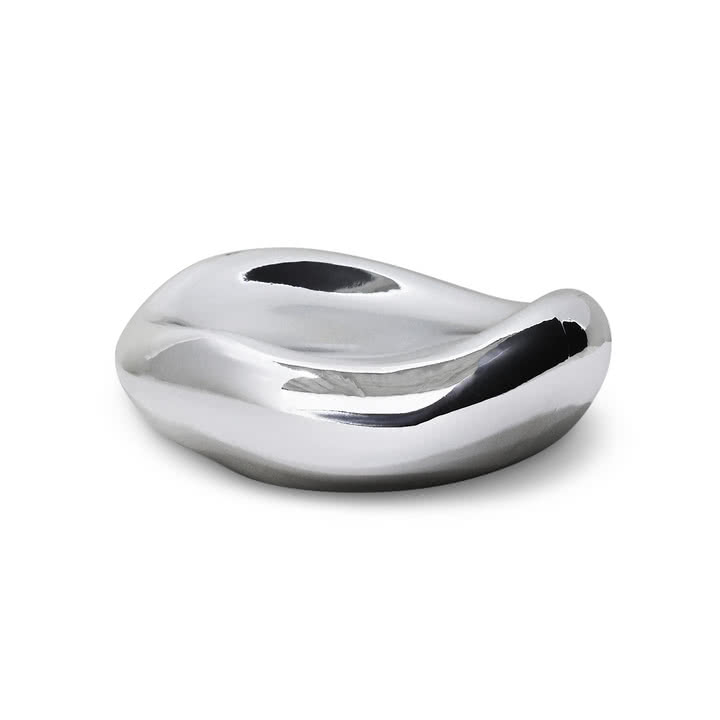 HKliving - Gleam Glass bowl, chrome