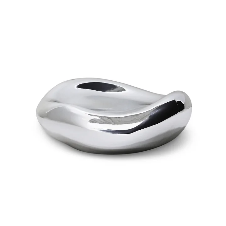 HKliving - Gleam Glass bowl, chrome