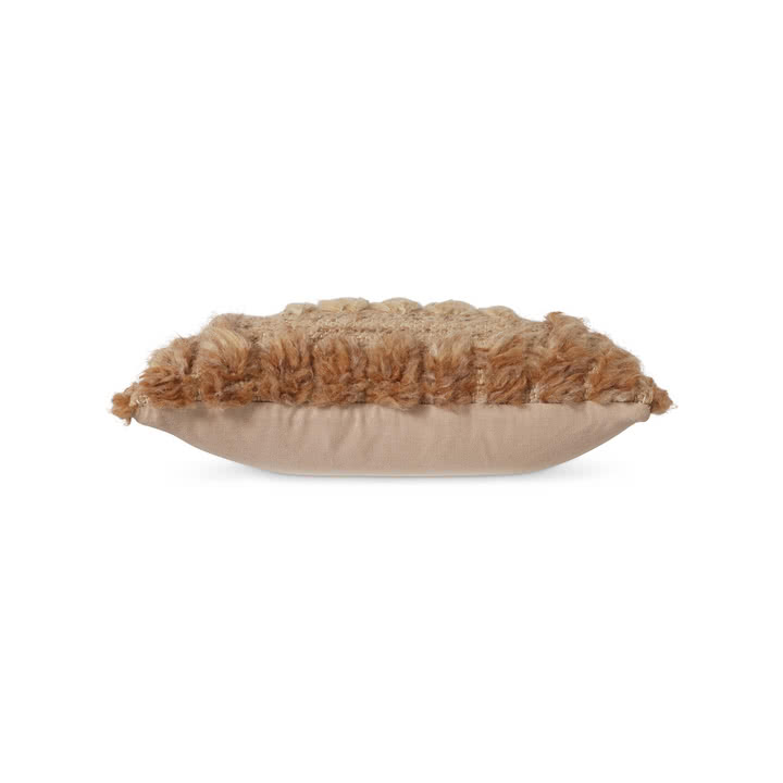 HKliving - Natural Cushion, 40 x 25 cm, furry