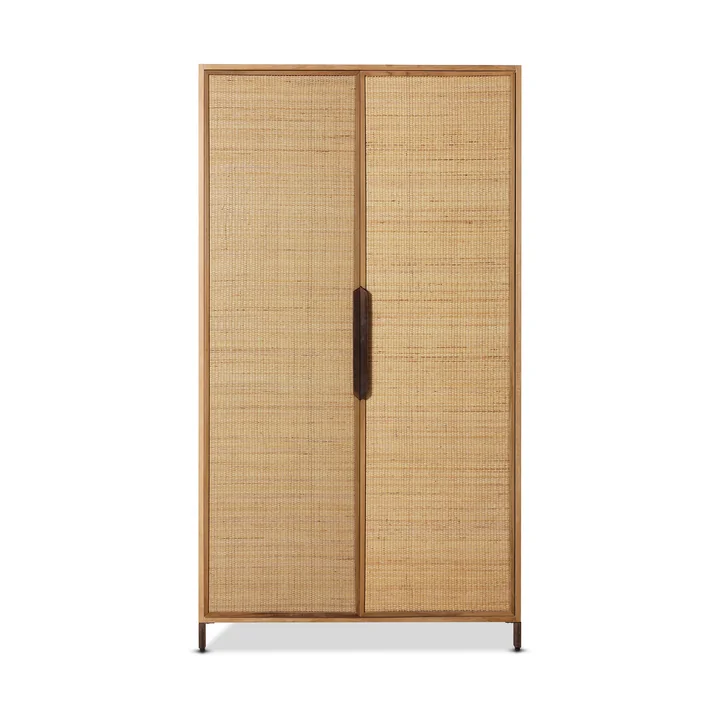 HKliving - Pioneer Cupboard, 100 x 180 cm, rattan