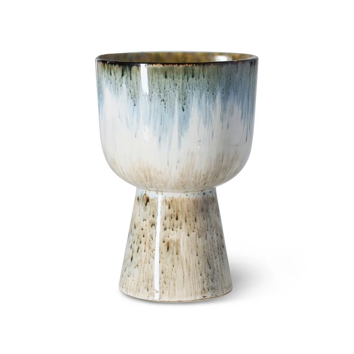 HKliving - Retro Flower pot Ø 16.5 cm, lagoon