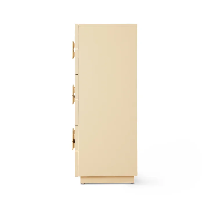 HKliving - Spacious Chest of drawers, W 80 x H 98 cm, cream