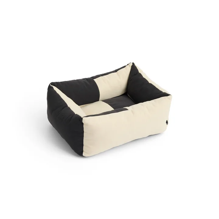HAY - Dog bed, XS, black / white