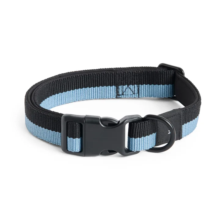 HAY - Dogs Dog collar, M/L, blue / black