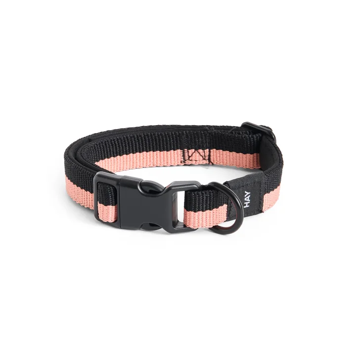 HAY - Dogs Dog collar, S/M, pink / black