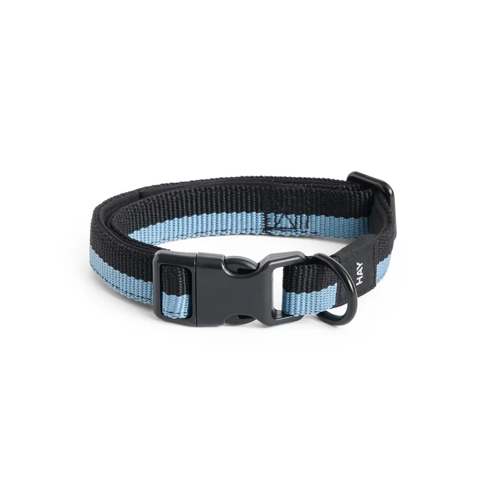 HAY - Dogs Dog collar, S/M, blue / black