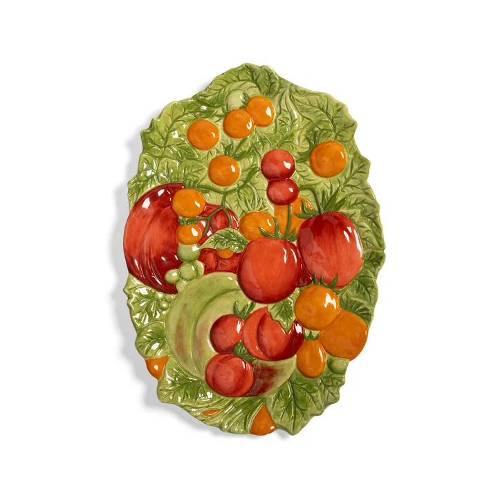 & klevering - Legume serving platter tomato, 27 x 37.5 cm, multicolored