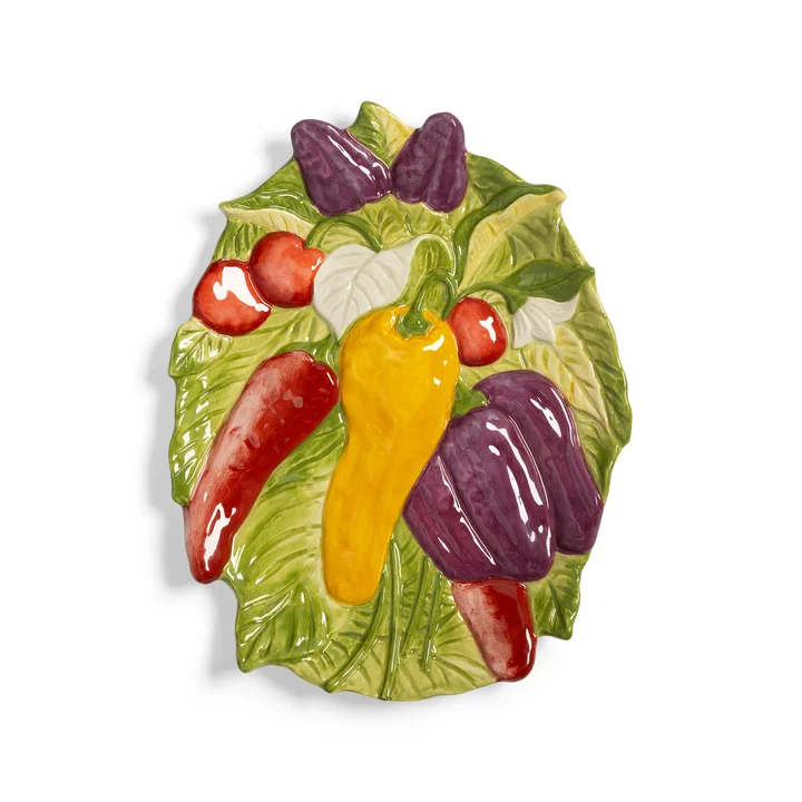 & klevering - Legume serving platter Pepper, 21.5 x 27.5 cm, multicolored