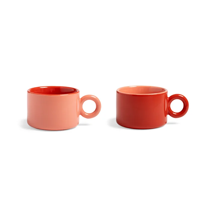 & klevering - Chiquito Cup, 0.2 l, red (set of 2)