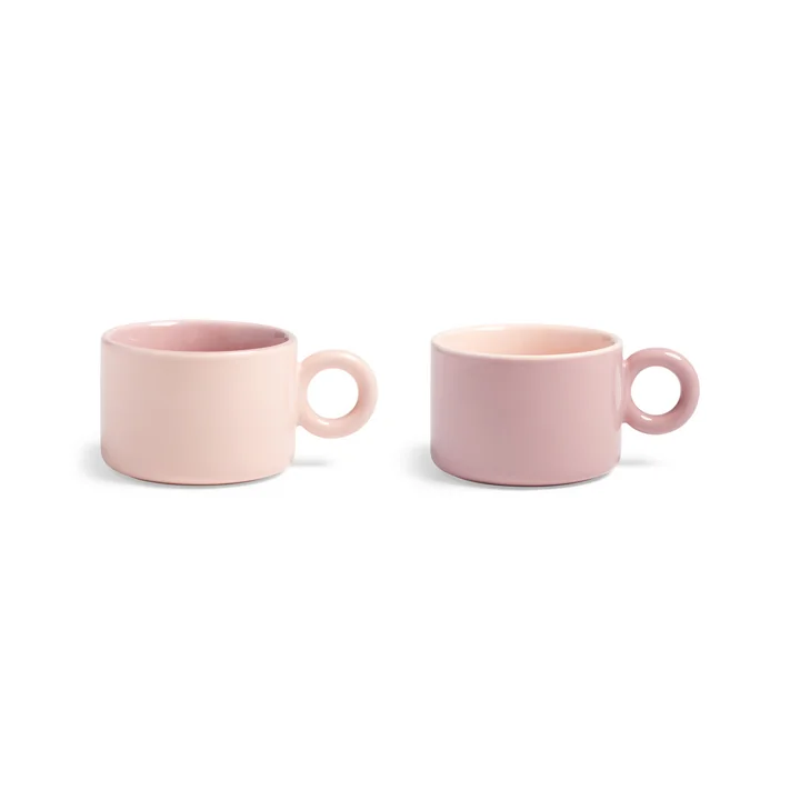 & klevering - Chiquito Cup, 0.2 L, pink (set of 2)