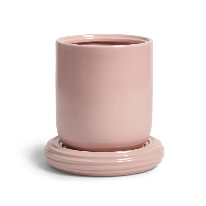 & klevering - Churros Flower pot, Ø 19.5 x 21 cm, blush