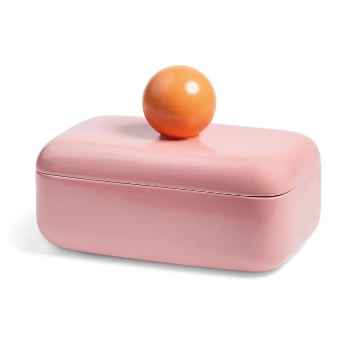 & klevering - Orb storage box, large, pink