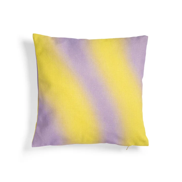& klevering - Hue Cushion 40 x 40 cm, purple / yellow
