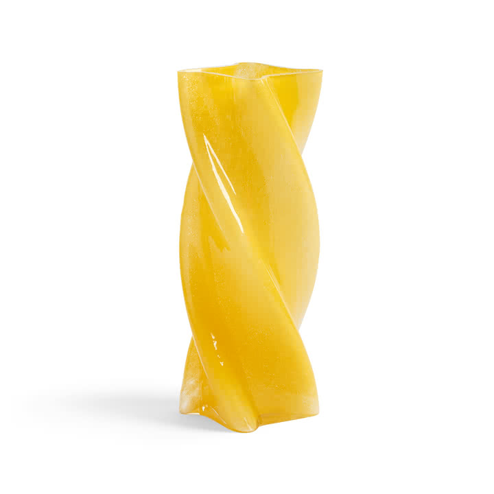 & klevering - Marshmallow Opaque Vase 30 x Ø 12 cm, yellow