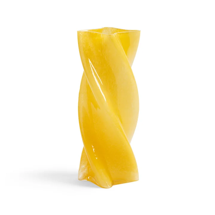 & klevering - Marshmallow Opaque Vase 30 x Ø 12 cm, yellow