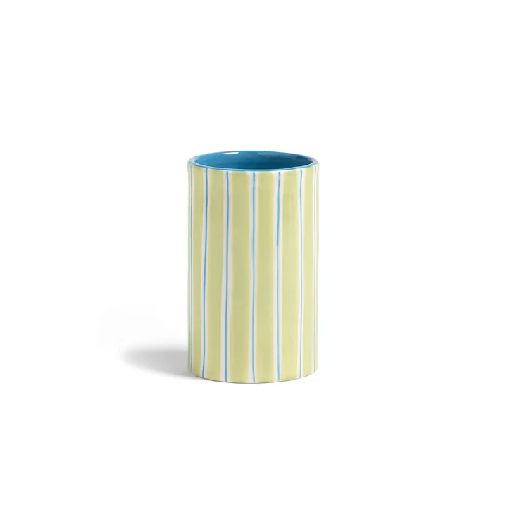 & klevering - Ray vase 12.5 x Ø 8 cm, green