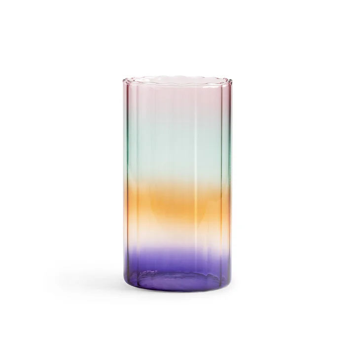 & klevering - Gradient Evening Vase 18.5 x Ø 10 cm, multicolor