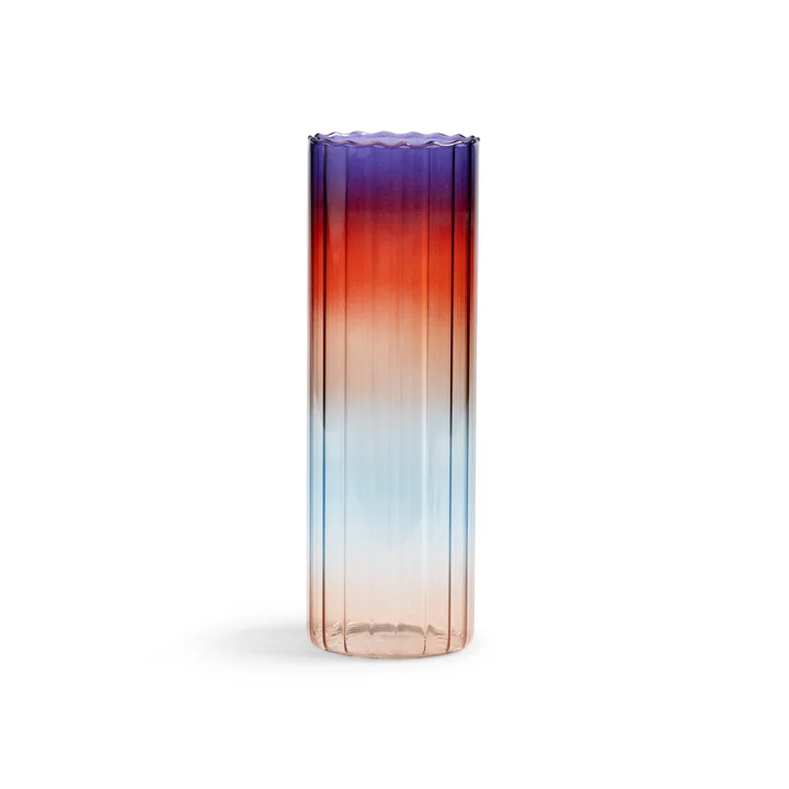& klevering - Gradient Evening Vase 24 x Ø 8 cm, multicolor