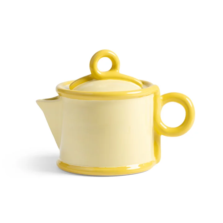 & klevering - Loop teapot and cups, yellow
