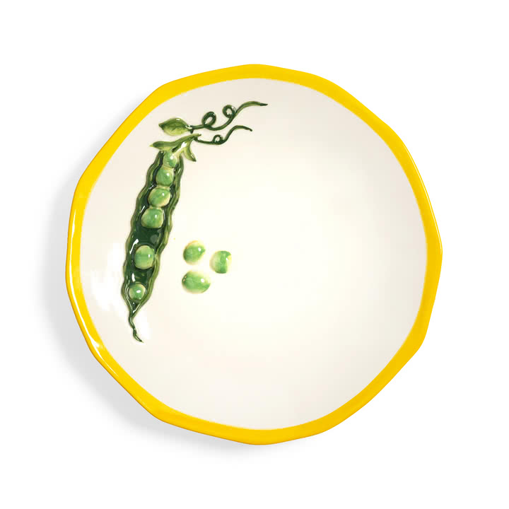 & klevering - Pisello plate Ø 31 cm, yellow