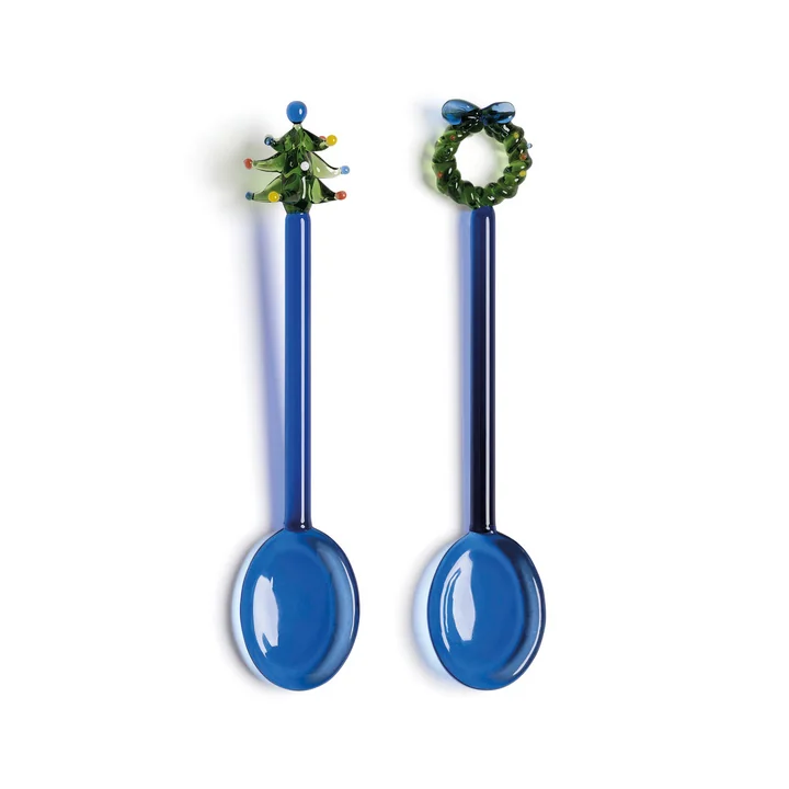& klevering - Merry spoon, blue (set of 2)