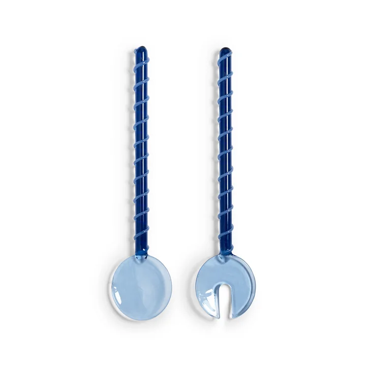 & klevering - Sling salad servers, blue