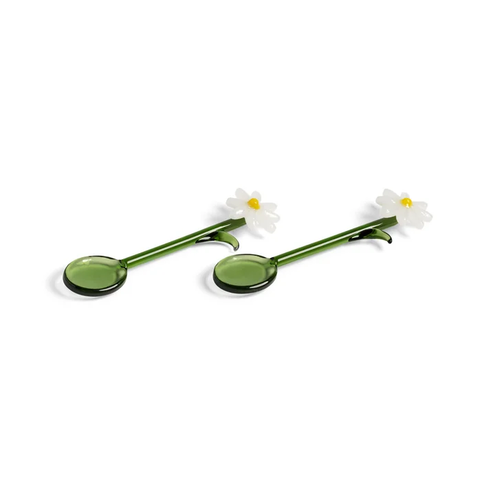Flora spoon, white (set of 2) from & klevering